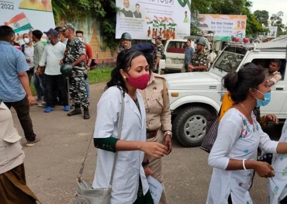 Unemployed Youths arrested in Tripura for Protesting at Secretariat Unemployed Youths arrested in Tripura for Protesting at Secretariat